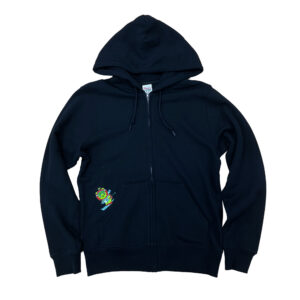 アルクマジップアップパーカー黒