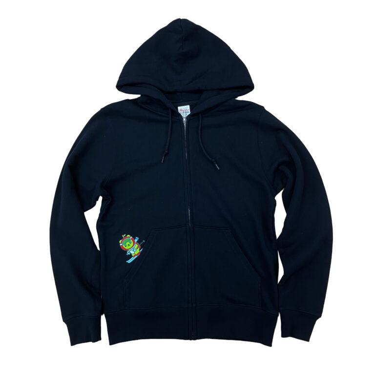 アルクマジップアップパーカー黒