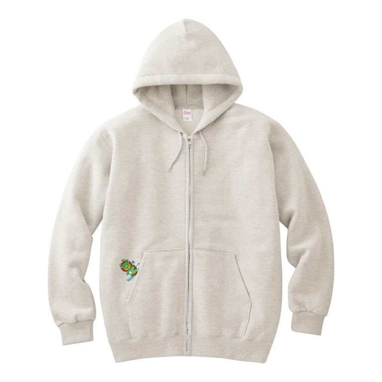 アルクマジップアップパーカー　オートミール