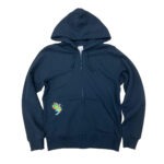 アルクマジップアップパーカー　ディープネイビー