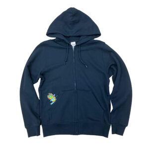 アルクマジップアップパーカー　ディープネイビー